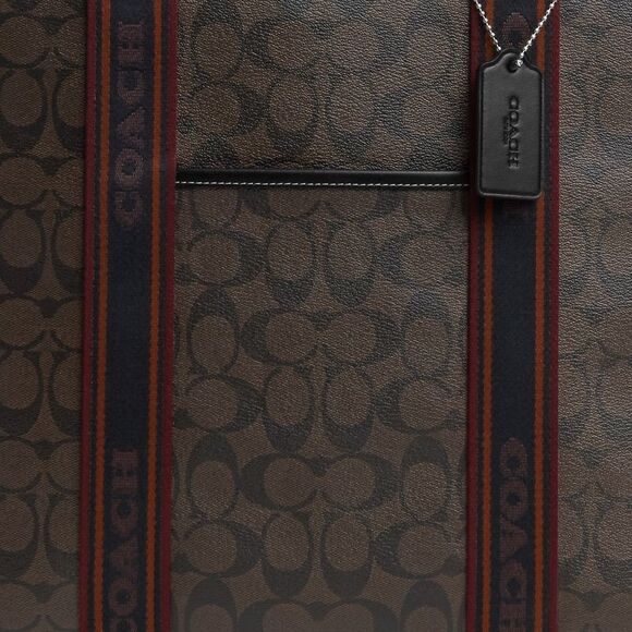 NWT Coach Outlet Large Smith Tote Bag In Signature Canvas - Picture 4 of 6